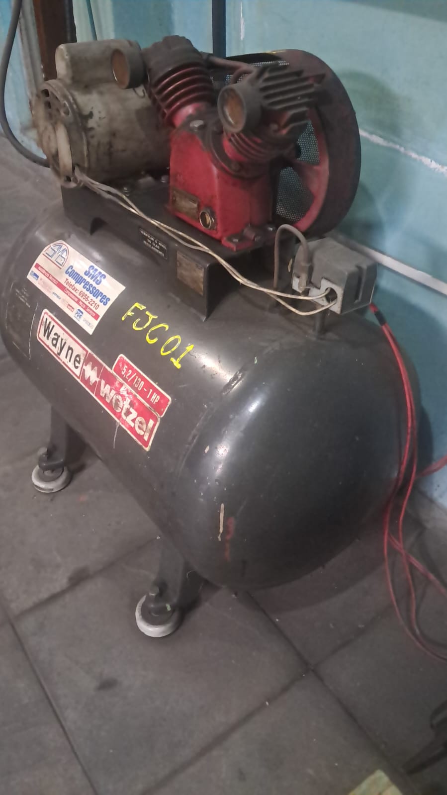 Compressor de Ar Wayne Wetzel 5,2/130 - 1 HP