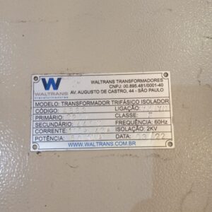 Transformador Trifásico Isolador 220/440 V - Imagem 4