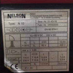 Máquina de Solda Pino Nelson N 10 - Imagem 4