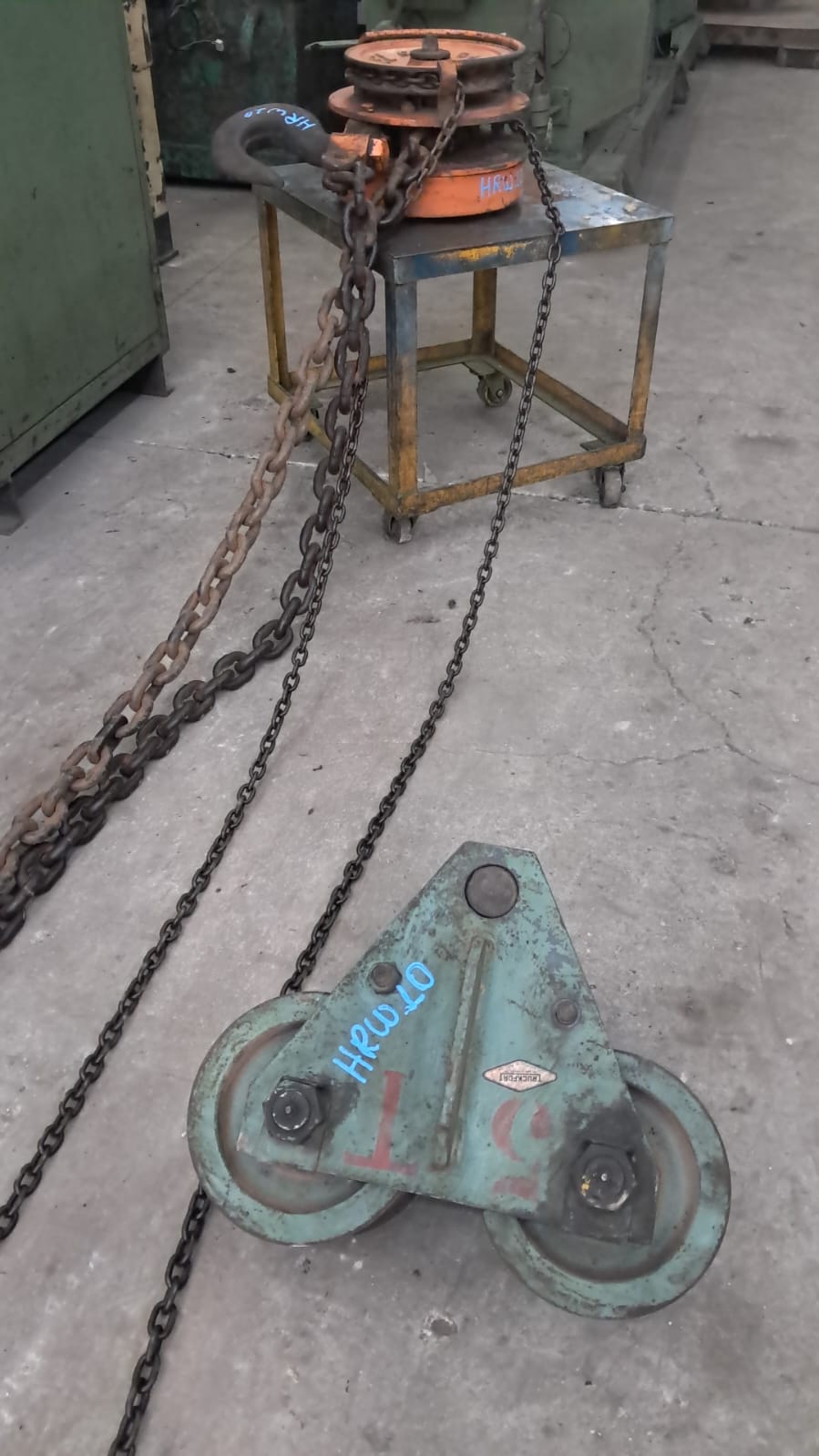 Talha Manual Berg Steel 5 ton x 5 metros com Trole Manual - Imagem 3