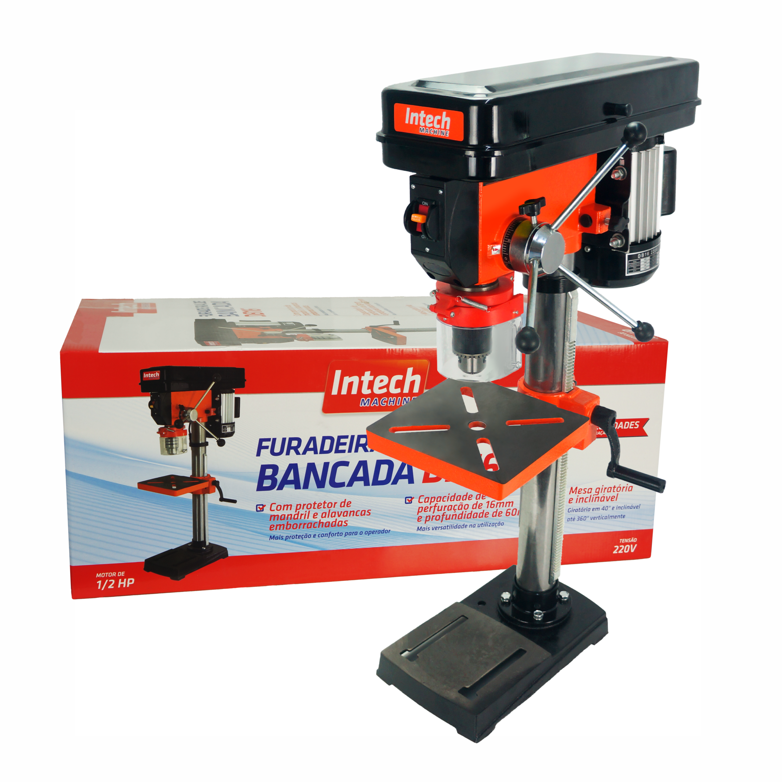 Furadeira de Bancada Mandril 5/8" - Imagem 4