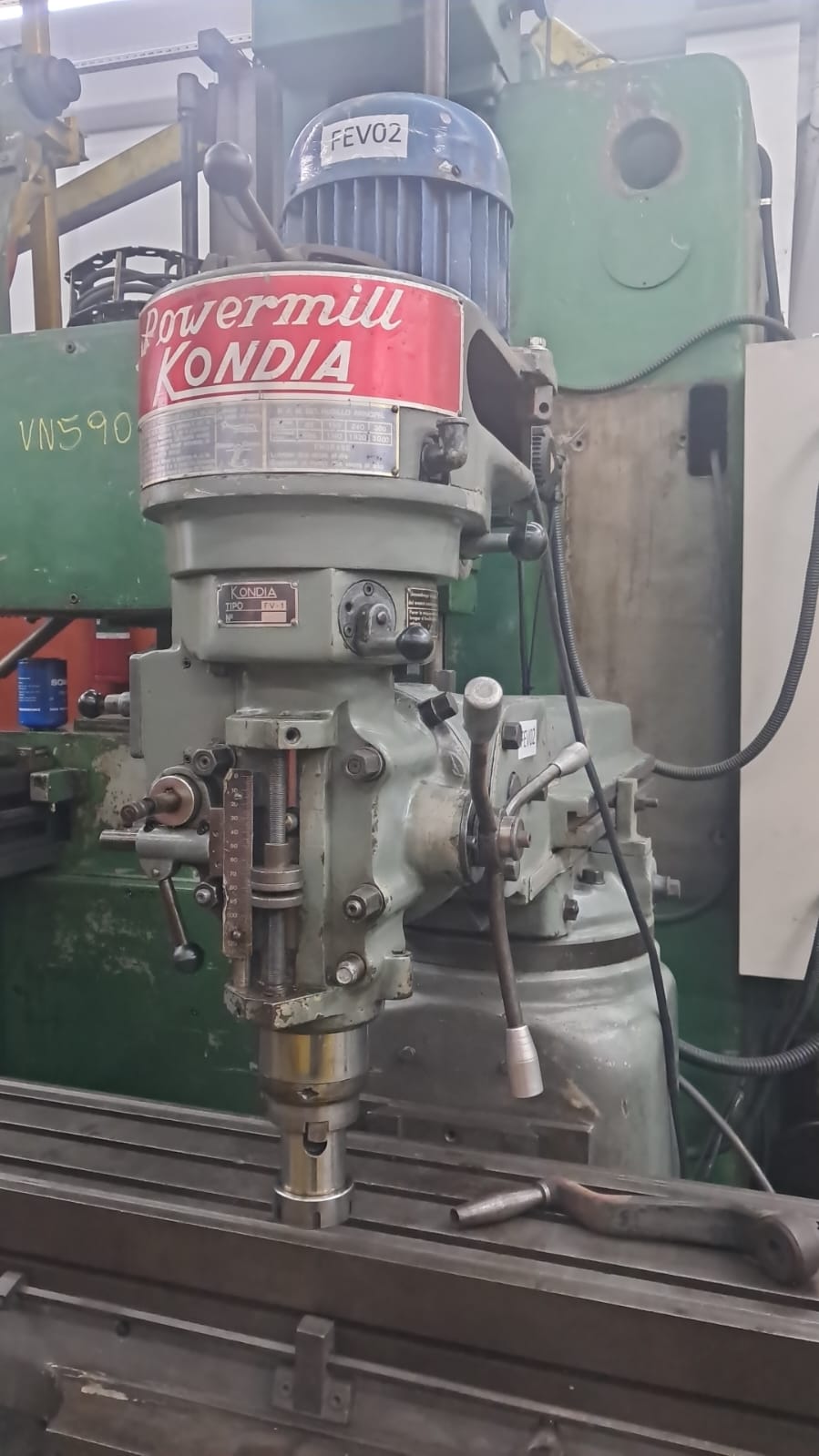 Fresadora Ferramenteira Kondia Powermill FV-1 - Imagem 4