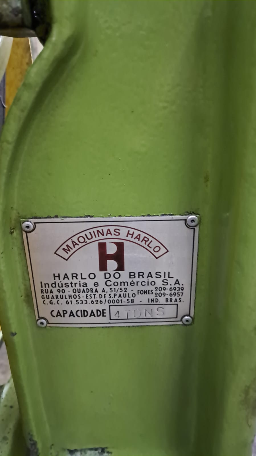 Prensa Excêntrica Harlo 4 toneladas - Imagem 3